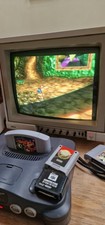 Pal N64 Console with 1 Controller,memory  Pk,jumper pak. av lead +uk psu,2 games