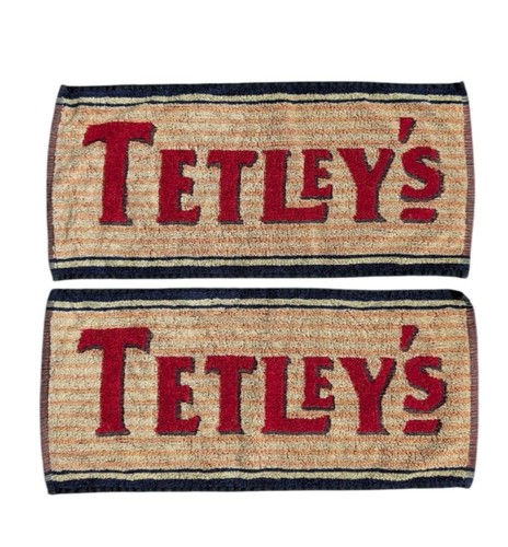 Tetley bitter bar towel x2 - bitter,