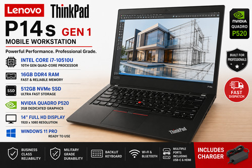 Thinkpad p14s gen 10510u - thinkpad, 1