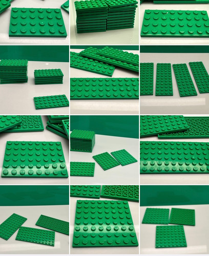 Lego base plate - 3x3,, 2x4