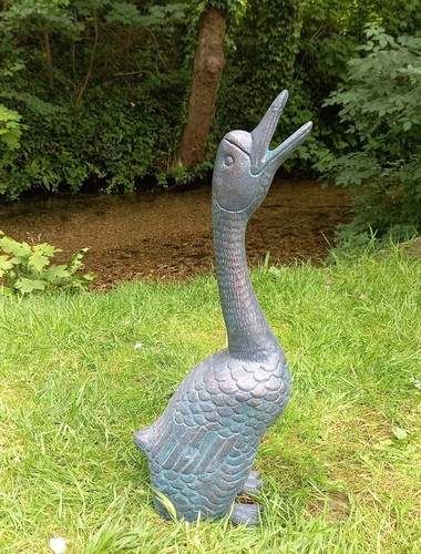 Goose garden ornament - garden,