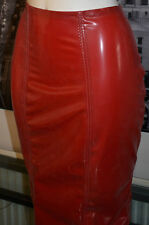 THE FEDERATION RUBBER LATEX KNEE LENGTH HOBBLE  SKIRT  NEW