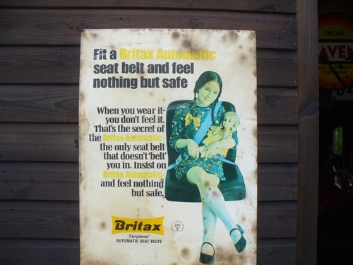Automobilia sign britax - automobilia, sign,britax