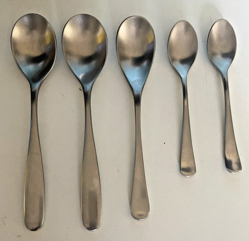 Stainless steel small - steel, spoons