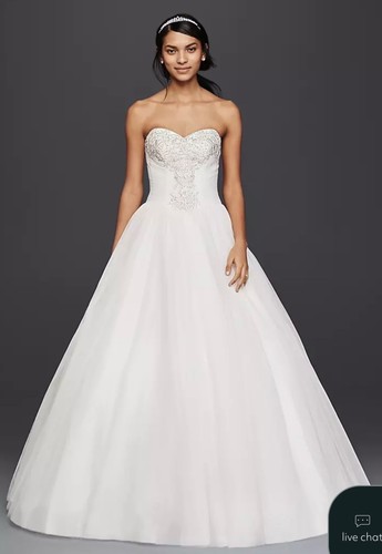 Strapless sweetheart tulle - strapless,