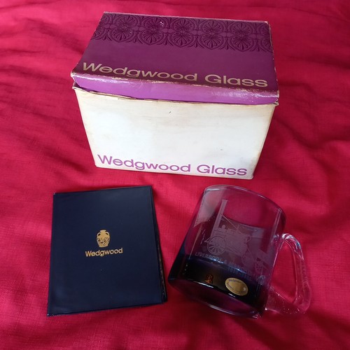Boxed wedgwood glass - wedgwood, tankard