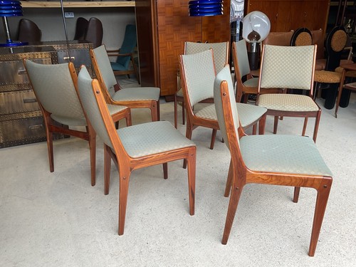 Set danish dining chairs - set, 8