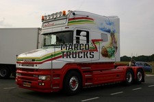 Truck Photo Scania 164L 580 Tractor Netherlands White De Groot Internatio #i2ma