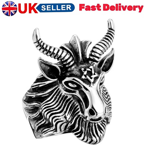 Vintage gothic satanic goat - vintage,