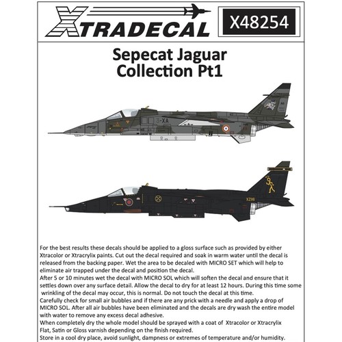 Xtradecal x48254 sepecat - 1:48,