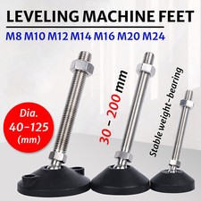 Leveling Machine Feet M6 M8 M10 M12 M16 Screw in Height Tilting Feet Adjustable