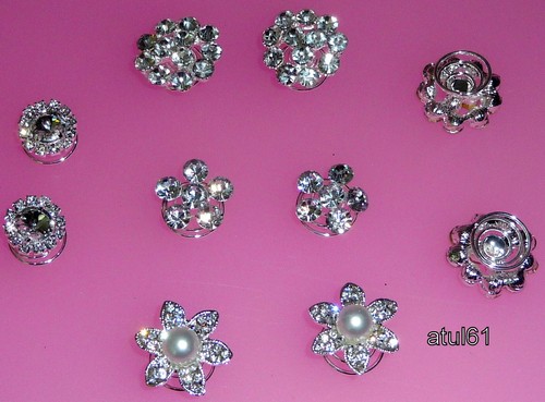 Silver wedding diamante - silver,