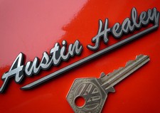 AUSTIN HEALEY Self Adhesive Car Badges Pair Frogeye Sprite 100 - 6 3000 Classic