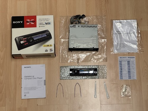 Sony cdx gt35u - single, din