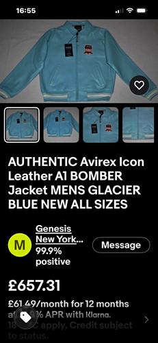 Avirex icon leather - leather, bomber