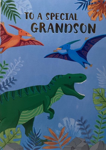 Grandson birthday card - grandson,