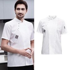 Men Women Chef Jacket Short