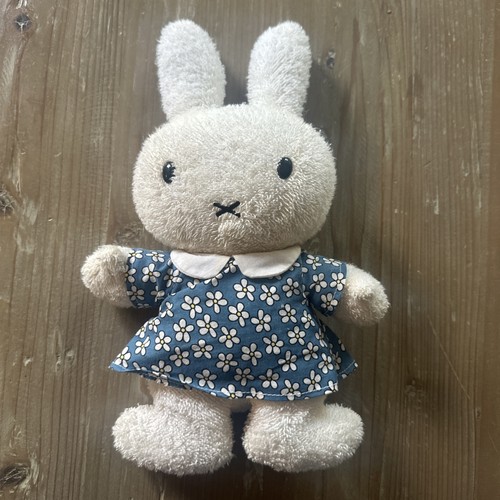 Vintage miffy blue flower - blue,