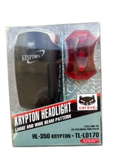 Cateye Bike Lights  Front Rear Set Bike Bicycle HL 350 & TL LD 170 No Brackets