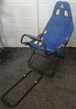 Playseat Challenge Foldable Blue Gaming Racing Chair FREE UK POSTAGE
