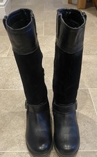 Lotus Black Leather & Suede