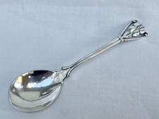 Superb Quality Georg Jensen Sterling Silver Jam Spoon Hallmarked For 1953.