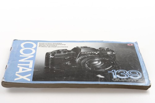 Contax 139 quartz instruction - 139,