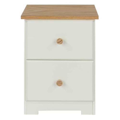 White oak small bedside - white,