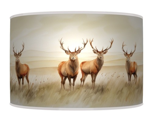 Deer stag lampshade pendant - stag,