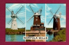 017605   Postcard  NORFOLK MILLS  Norfolk  multi view