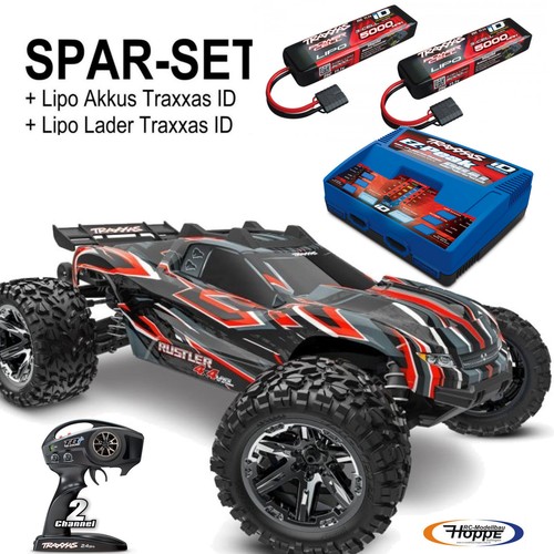 Traxxas rustler 4x4 vxl - traxxas, +