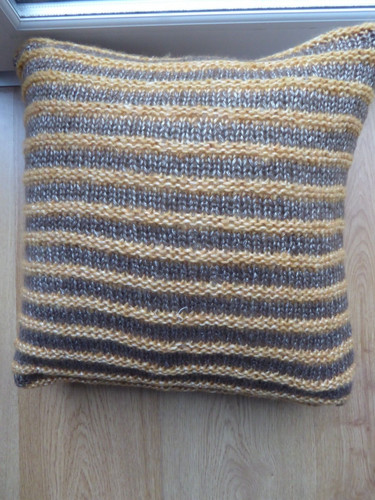 Hand knitted home made - , yellow