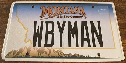 Wbyman vanity license - wbyman,