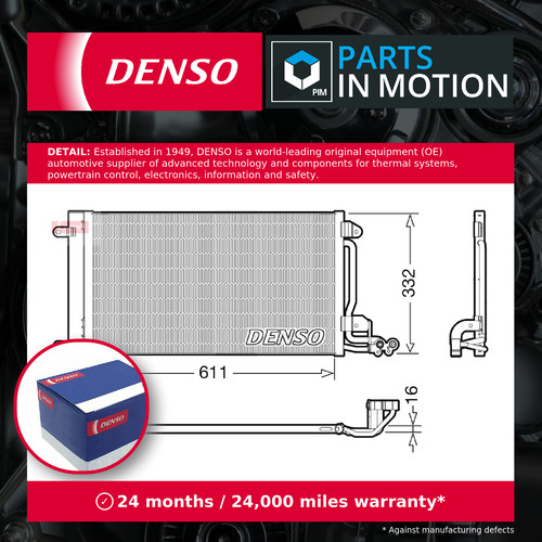 Air con condenser - air,