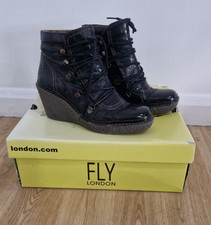 Fly London patent boots size