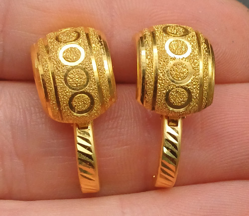 22ct gold earrings grams - gold, 4.7