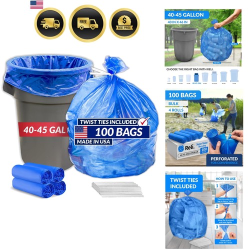 Gallon recycling bags - 45,