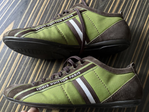 Vtg louis vuitton green and - green,