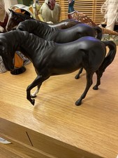 Beswick Black Beauty Satin Matt Black Vintage Horse Figurine Model No.2466