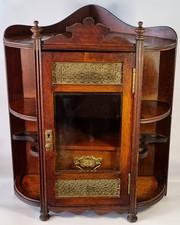 Antique Corner Display Cabinet Smokers Pipe Rack Tobacco Curio 46cm x 39cm 5kg