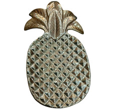 Elegant Brass Pineapple-Shaped