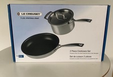 Le Creuset Classic 3-Ply Stainless Steel Two-Piece Cookware Set