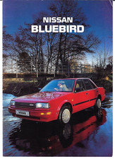 Nissan Bluebird 1987-88 UK Market Sales Brochure Executive Turbo GSX GS LS