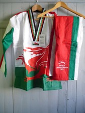 mens TAE KWON DO WELSH FLAG