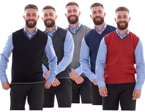 Mens knitted sweater - sweater, vest