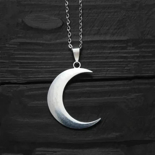 Silver color big - silver, moon