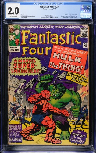 Fantastic four cgc - #25,