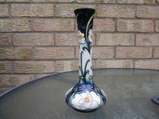 MOORCROFT  FLORAL DESIGN VASE