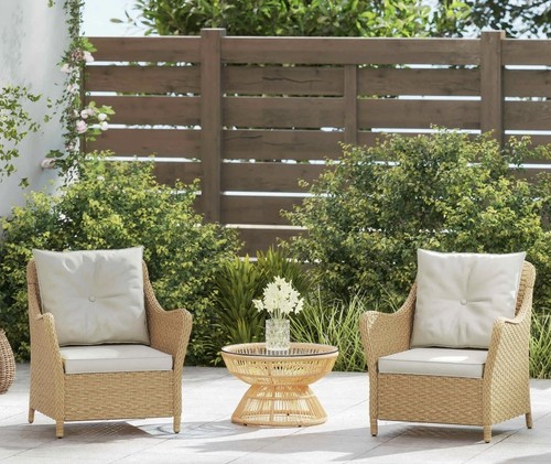Rattan garden chairs - garden,