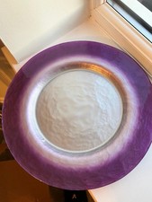 Glass Serving Or Charger Plate
